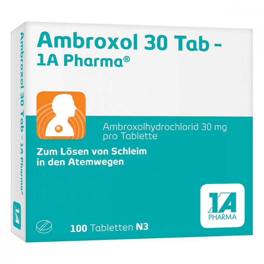 ambroxol 30 tab 1a pharma 100 For respiratory diseases