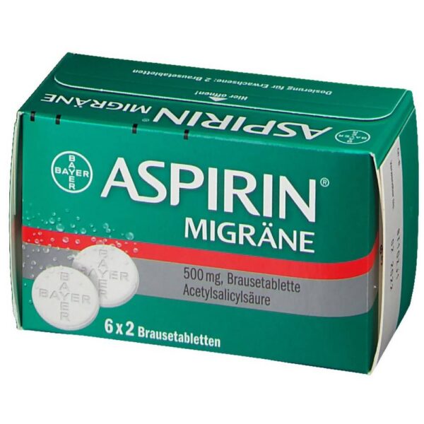 Aspirin migraine effervescent tablets, 12 Pharmacyapozona