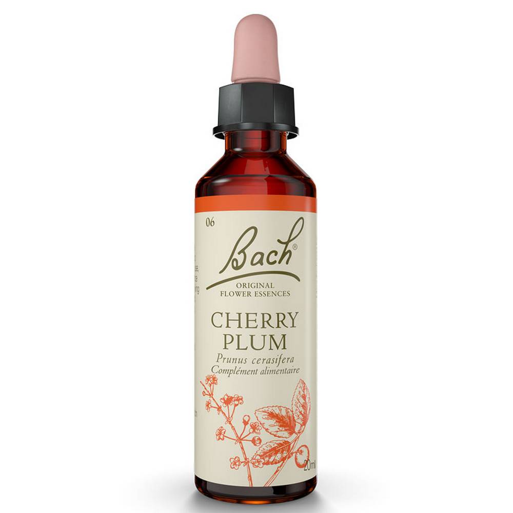 bach flowers plum 20ml original cherry plum prunus Bach Flowers Original CHERRY PLUM Prunus 20ml: The Prunus is suitable for those who are on the verge of depression and may be thinking of suicide. They are sometimes in the grip of deep despair and fear losing their mind.