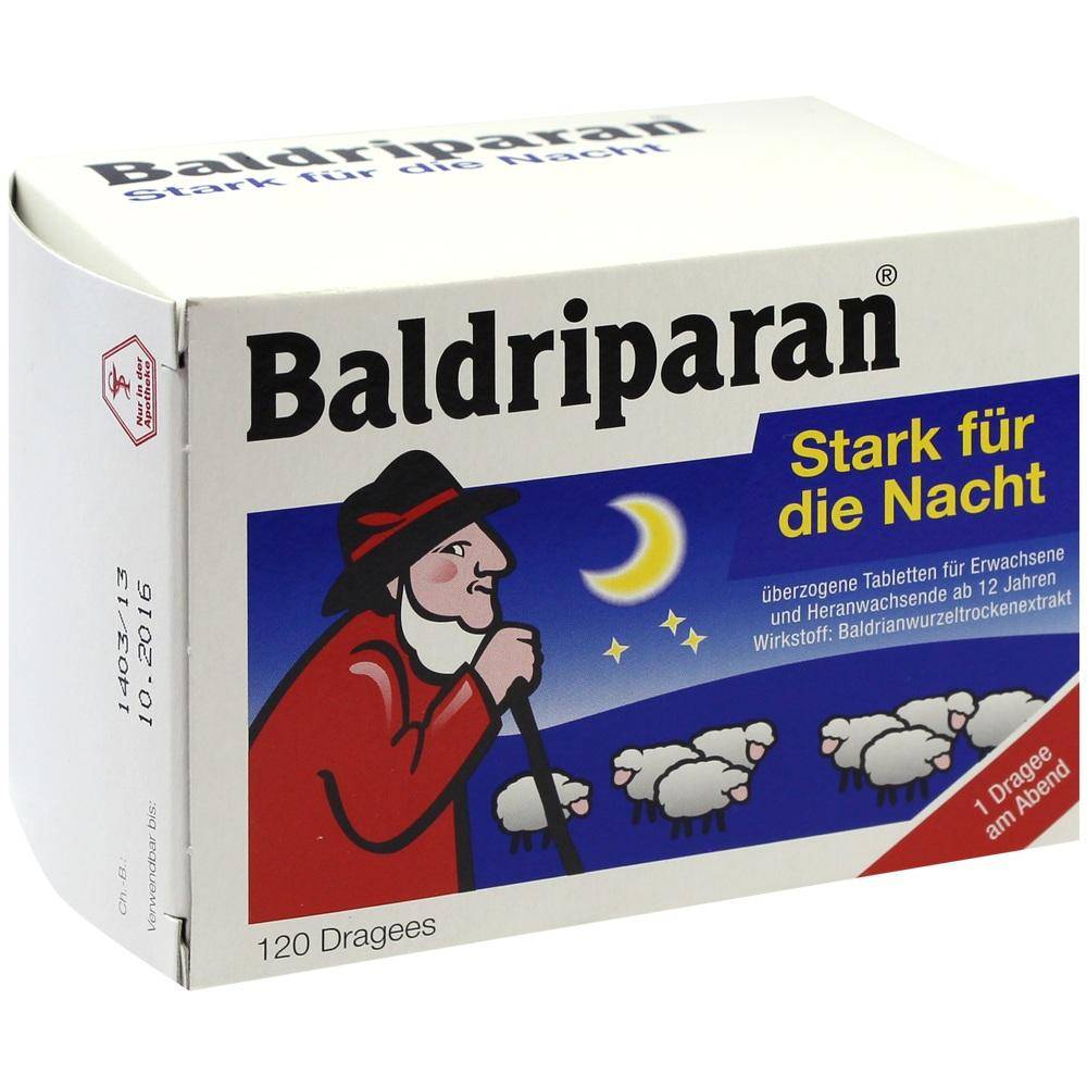 baldriparan strong for the night coated tab 120 Sleep disturbance