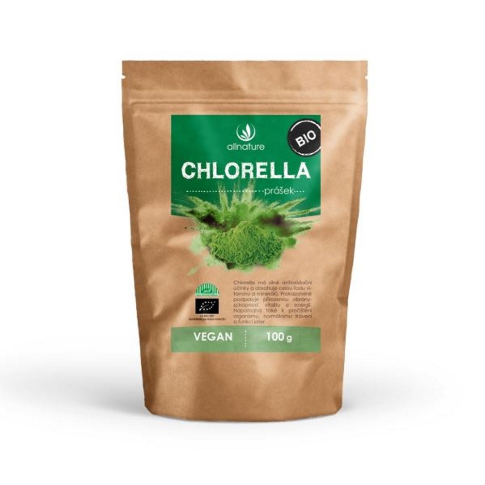 bio chlorella 100 g Chlorella contributes to the supply of vitality, strengthening the body's natural defenses and immune system . Supports intestinal microflora .