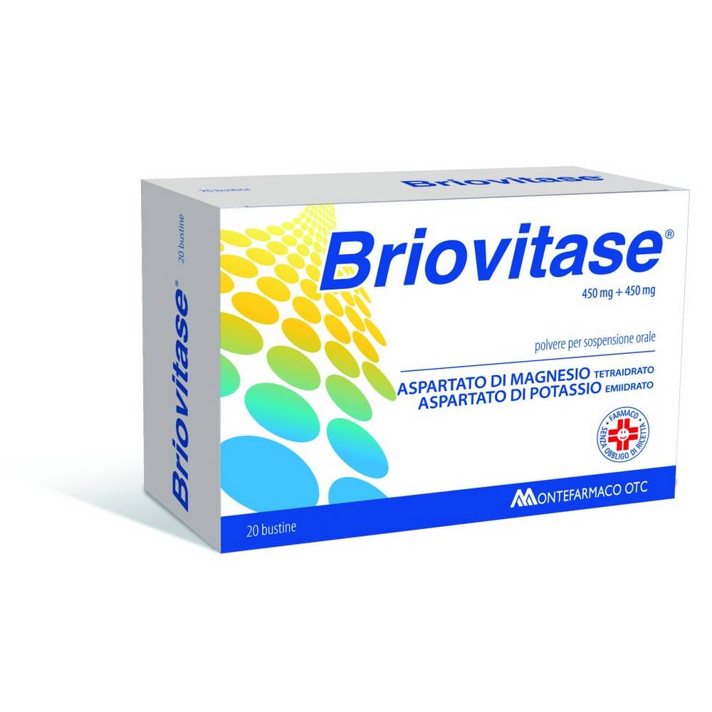 briovitase 450 mg 450 mg potassium and magnesium 10 Briovitase is used in states of potassium and magnesium deficiency, which generally manifest themselves as a feeling of tiredness, muscle weakness and cramps.