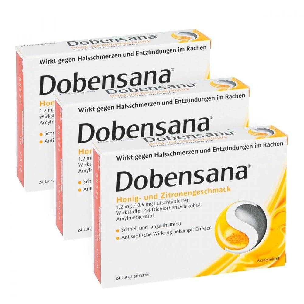 dobensana honey and lemon flavor 12mg06mg 24 3x24 quick relief
