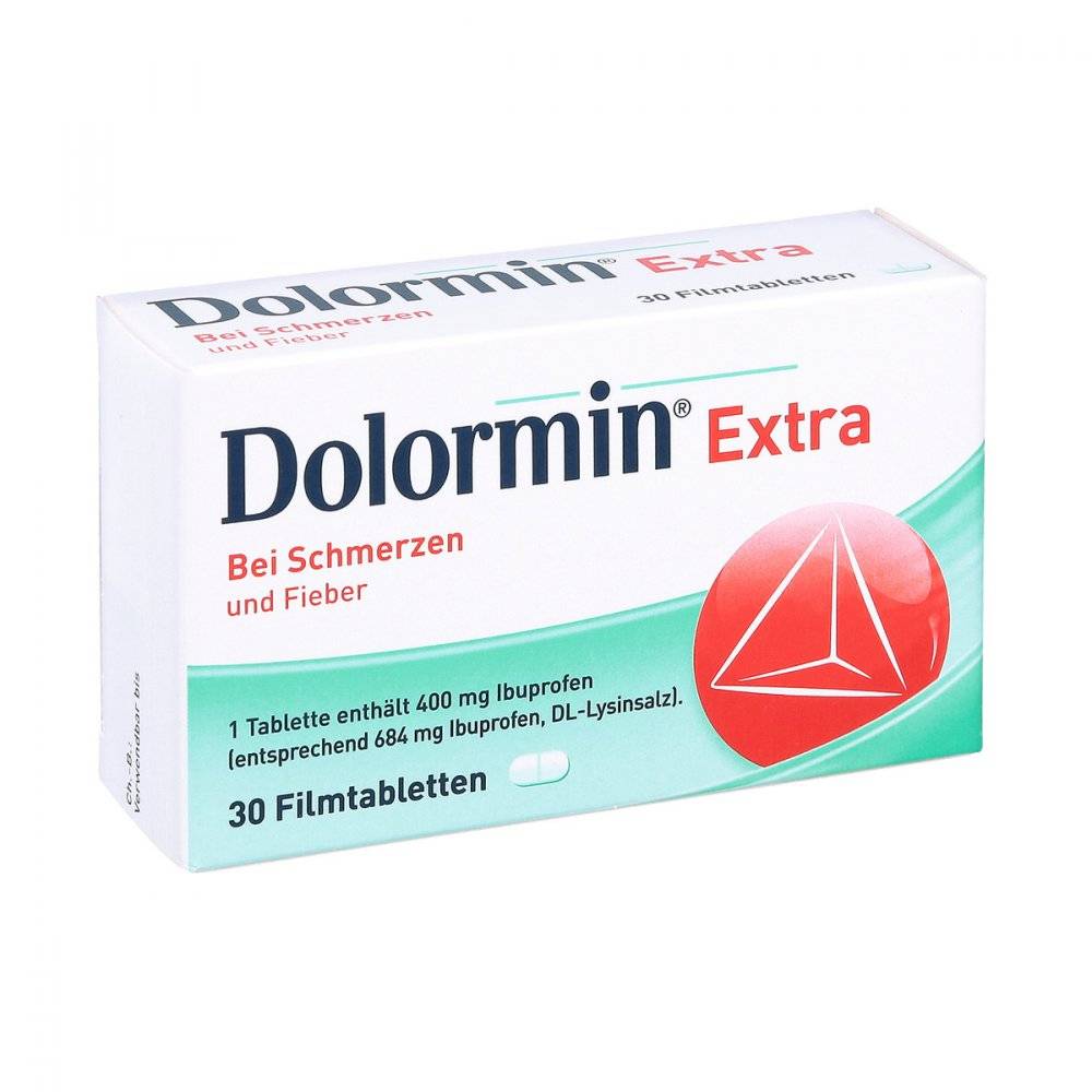 dolormin extra 30 Headaches - Johnson & Johnson DOLORMIN Extra 30