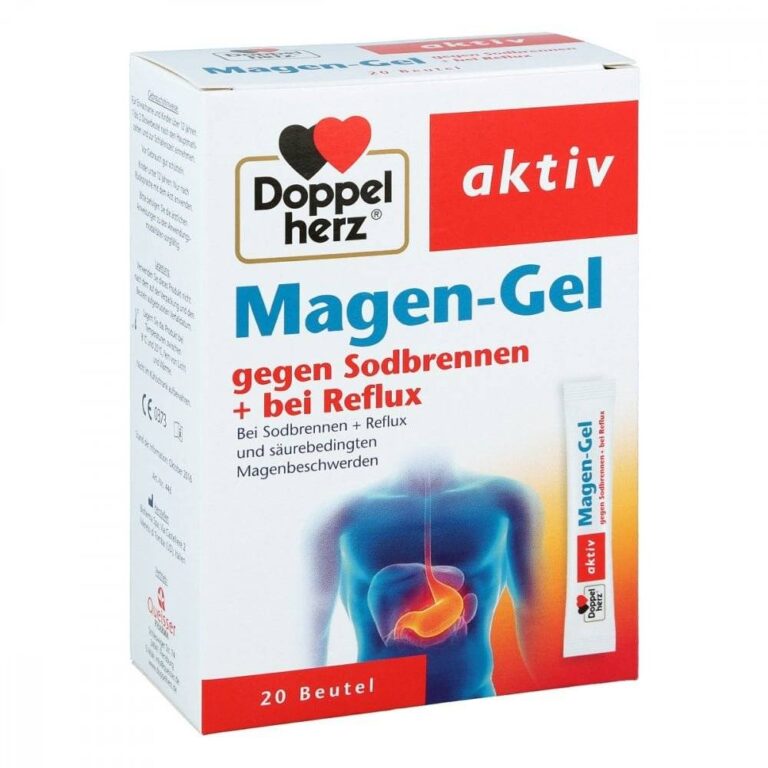 Doppelherz gastric gel against heartburn + for reflux, 20 Pharmacyapozona