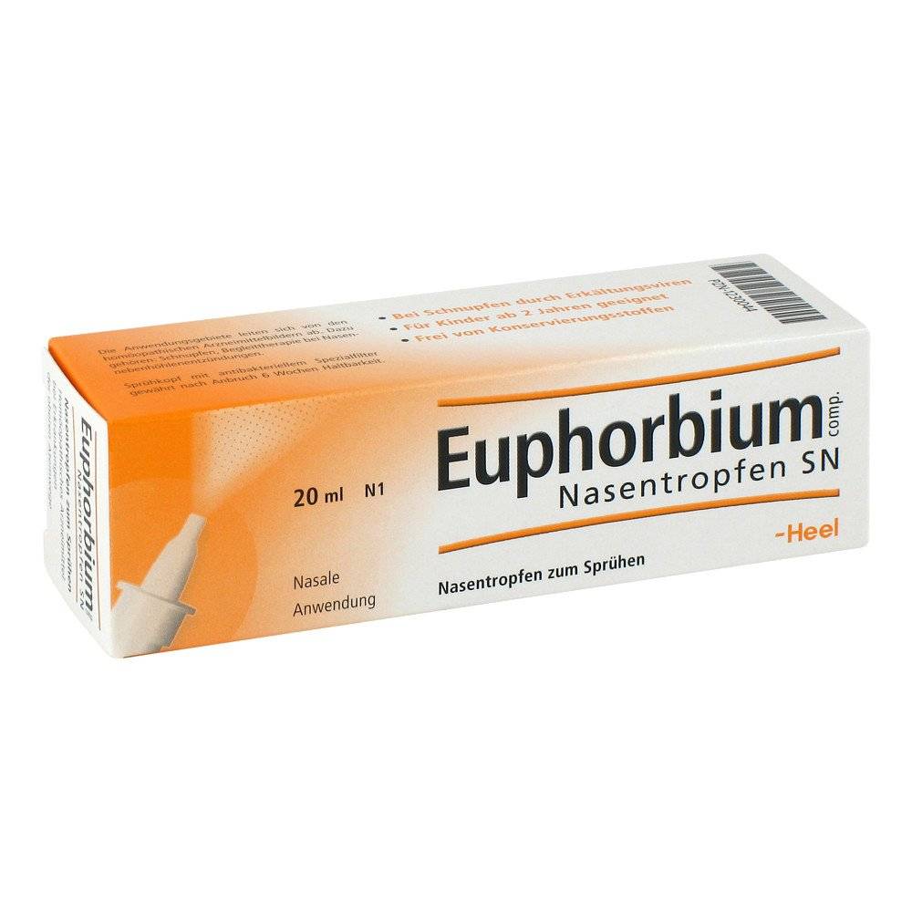 euphorbium compositum nasentrsn nasal dosing spray 20 ml Homeopathic medicine