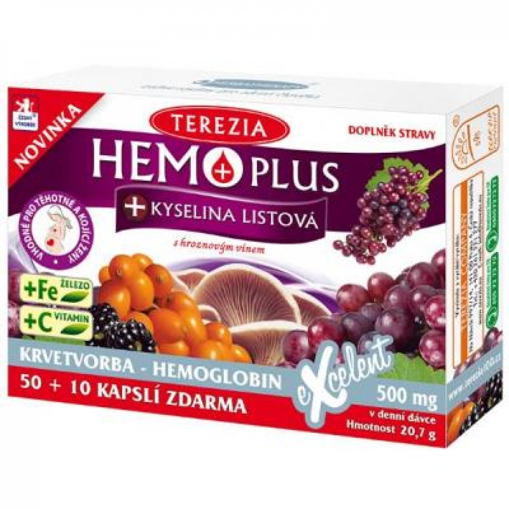 Hemo Plus + Folic acid, 60 – Pharmacyapozona