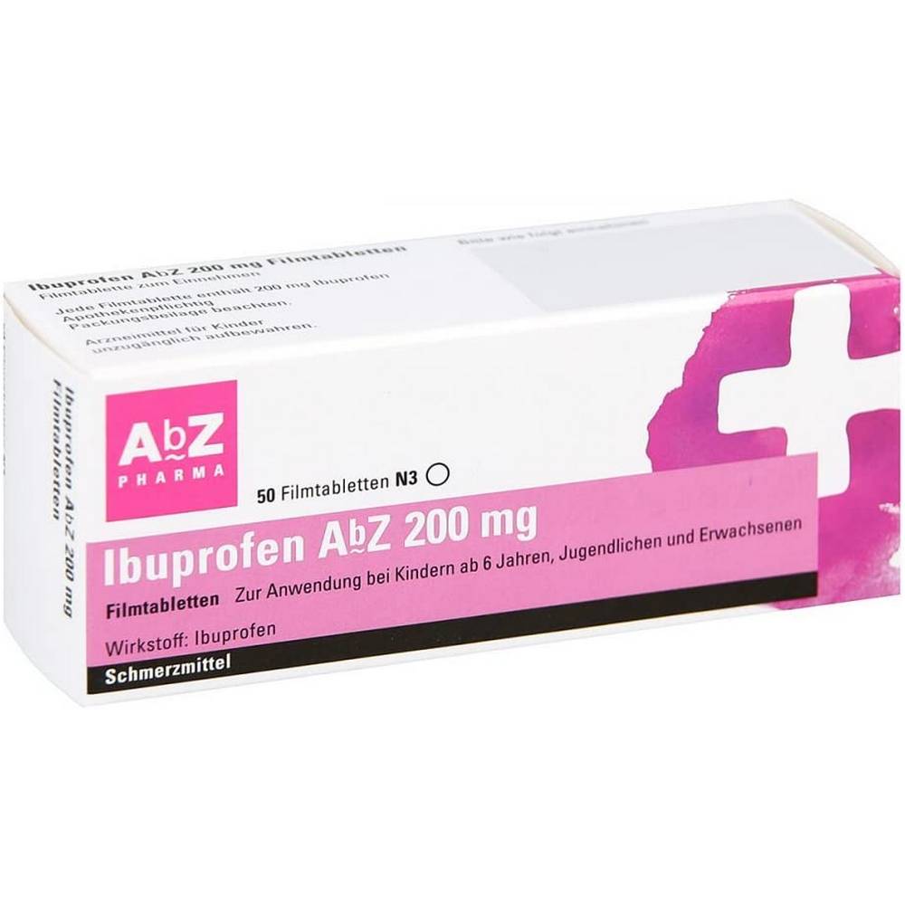ibuprofen abz 200mg 50 For light to moderately severe pain