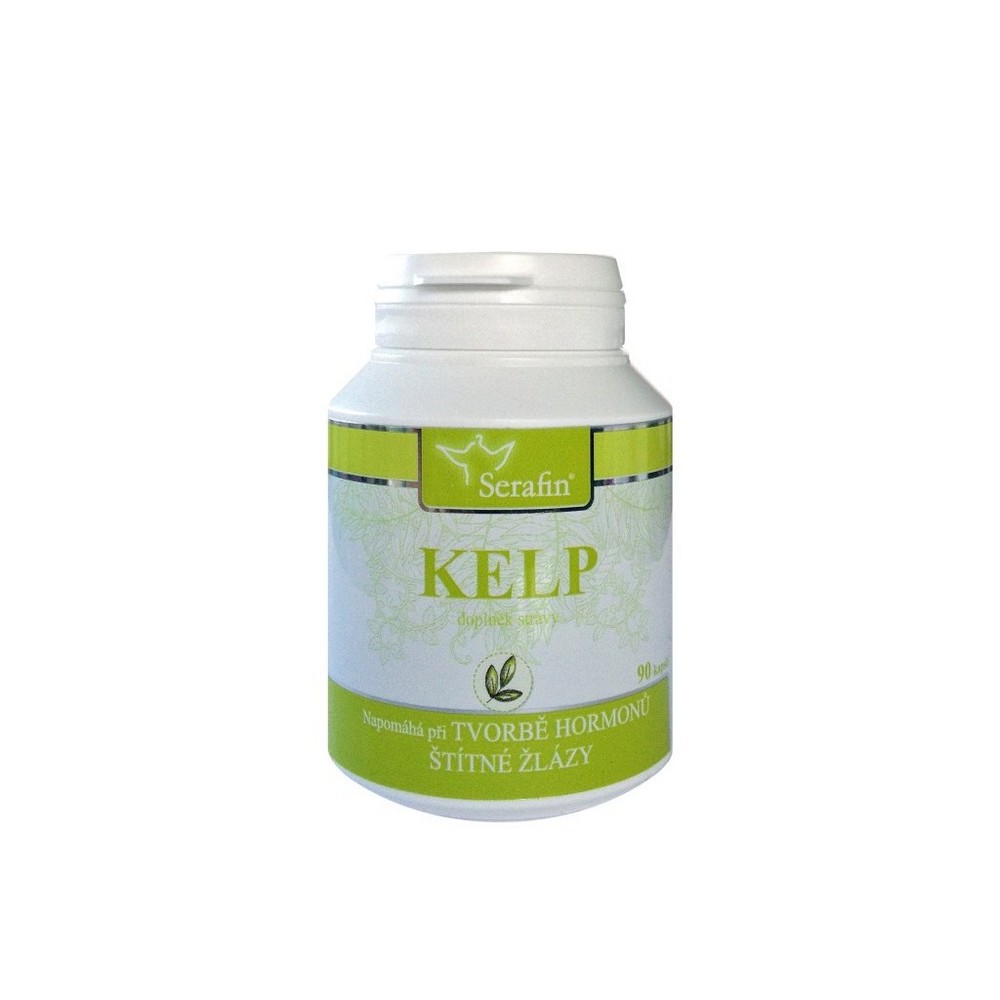 kelp 90 Kelp natural capsules contain a highly effective concentrate of bubble kelp, which is rich in iodine. Natural iodine contributes to the normal production of thyroid hormones, which is essential for the proper functioning of the reproductive organs.