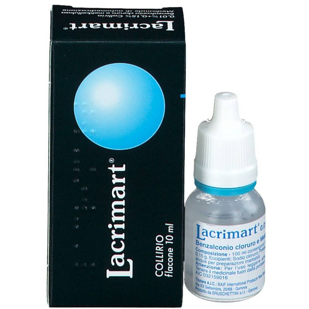 Lacrimart Eye Drops Benzalkonium Chloride Disinfectant 10 ml