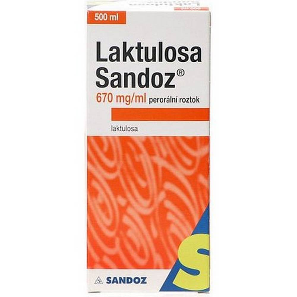Lactulose Sandoz 670 mg / ml oral solution 500ml / 335g IIA ...