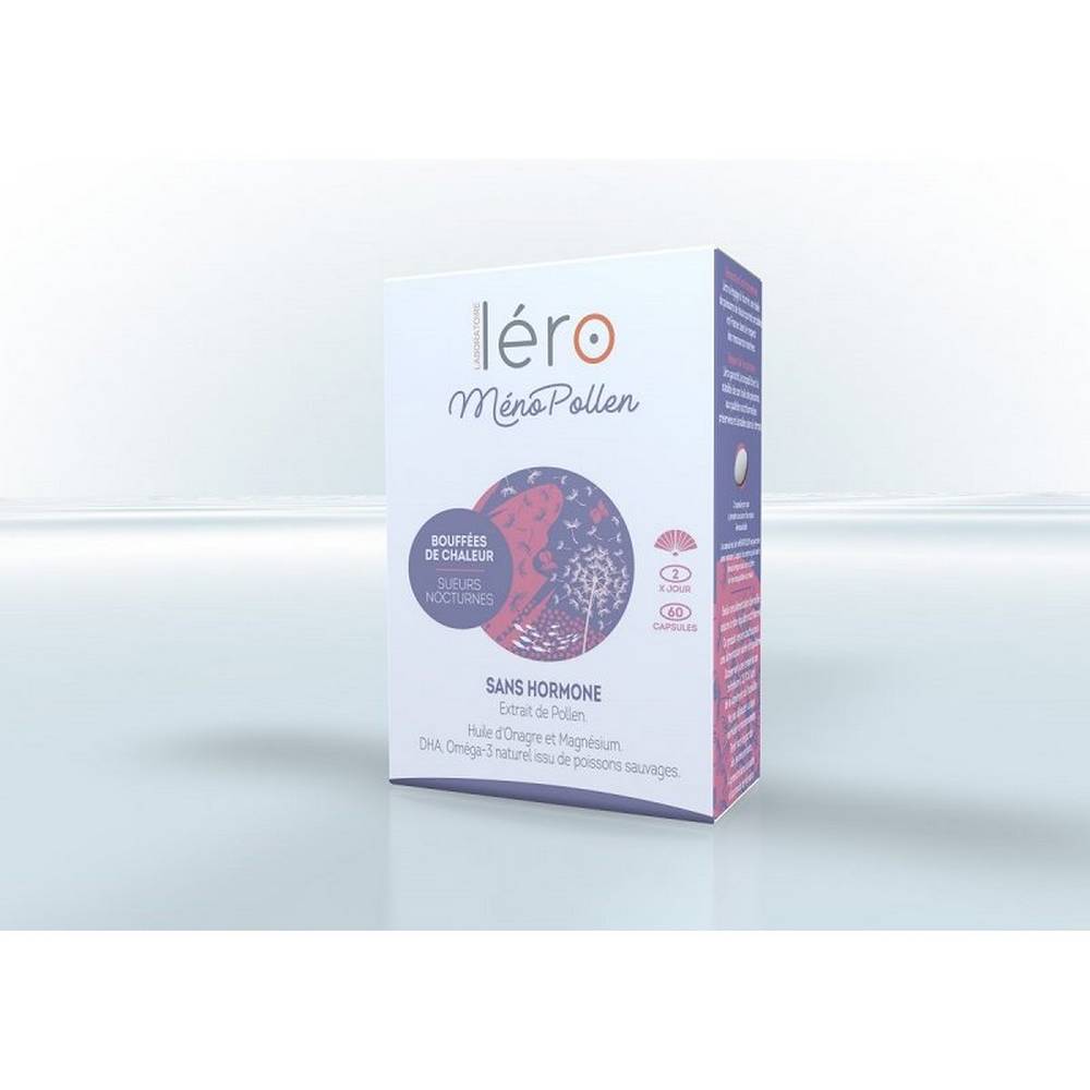 lero menopollen 60 capsules LERO MENOPOLLEN 60 Capsules in our organic pharmacy, share your opinion on advice for use and dosage with our partner Avis checked after your purchase.