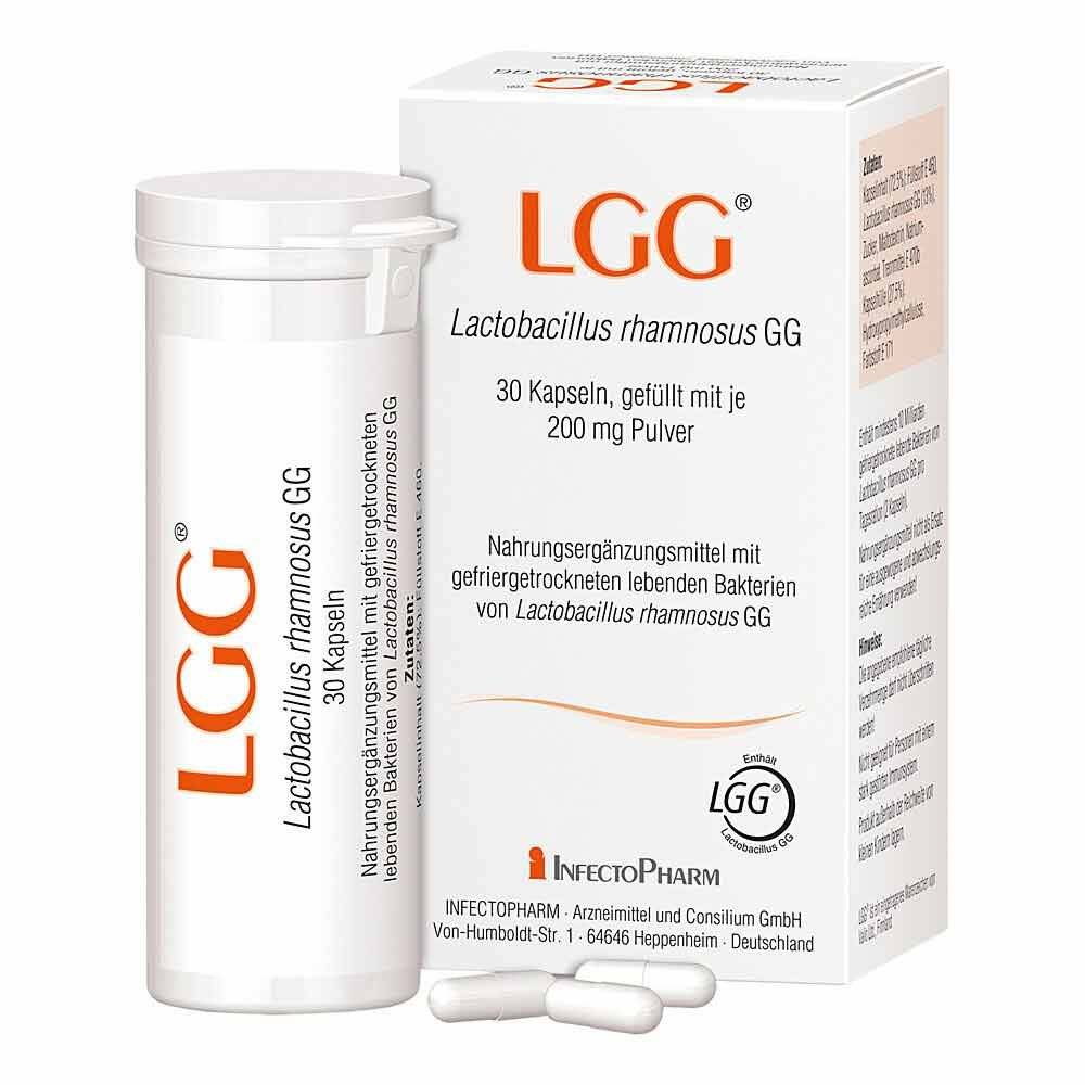 lgg capsules 30 with freeze-dried live bacteria