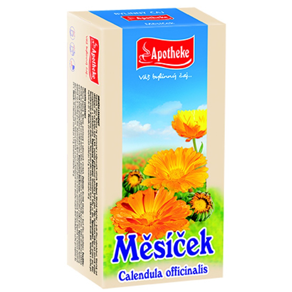 marigold medical tea 20 Marigold tea has a positive effect on the activity of the stomach and liver. Use during menstruation is also suitable.