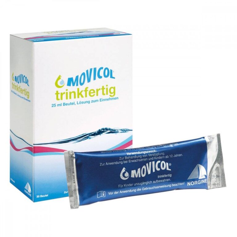 Movicol readytodrink 25 ml sachet, oral solution, 30 Pharmacyapozona