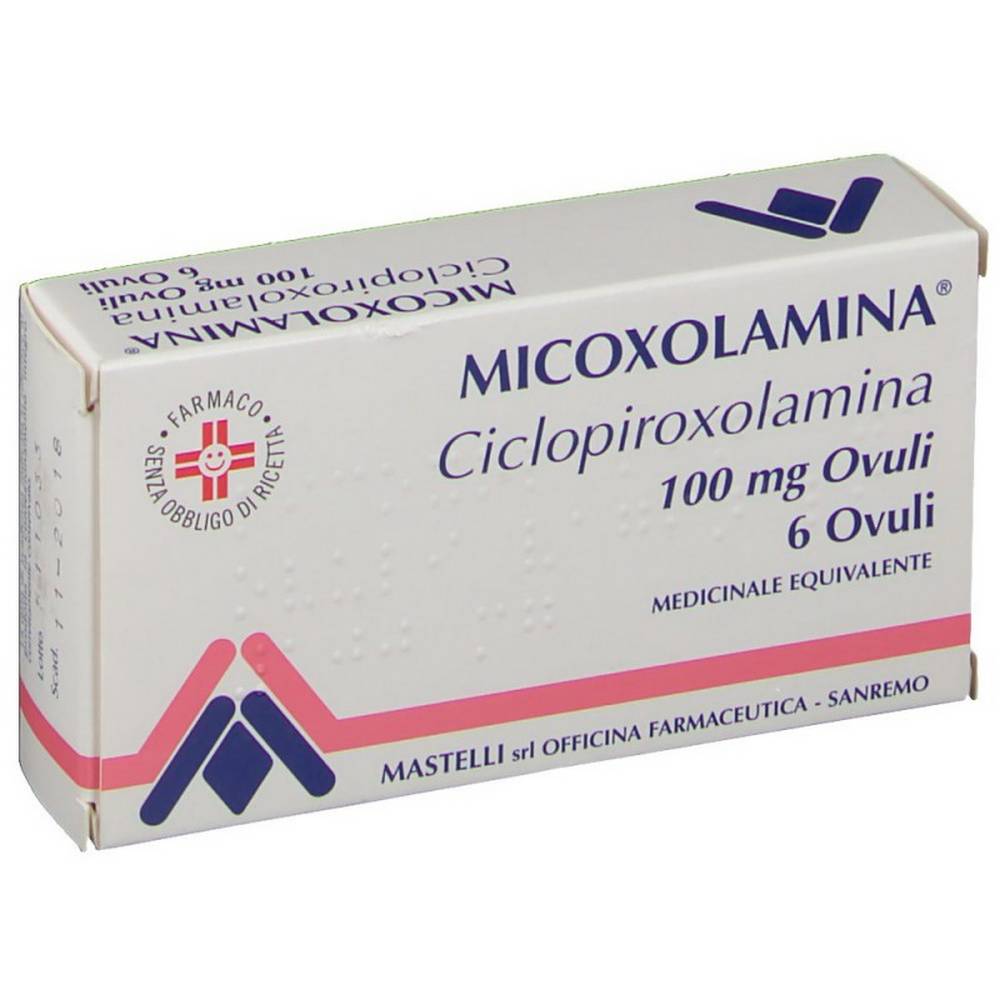 mycoxolamine vaginal ovules 100 mg cyclopyroxolamine 6 Micoxolamina Ovuli Vaginale is used to treat vulvo-vaginal Candida infections.
