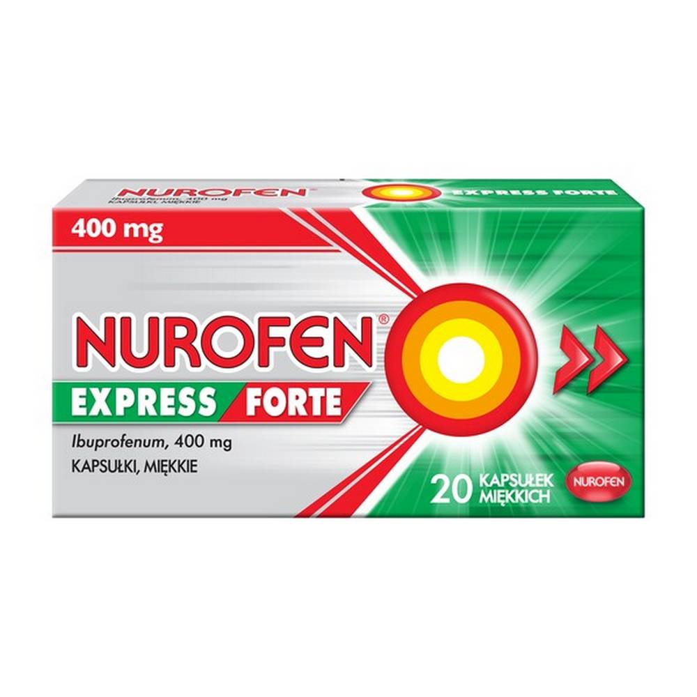  Nurofen Express Forte 400 Mg Soft Capsules 20 Pharmacyapozona