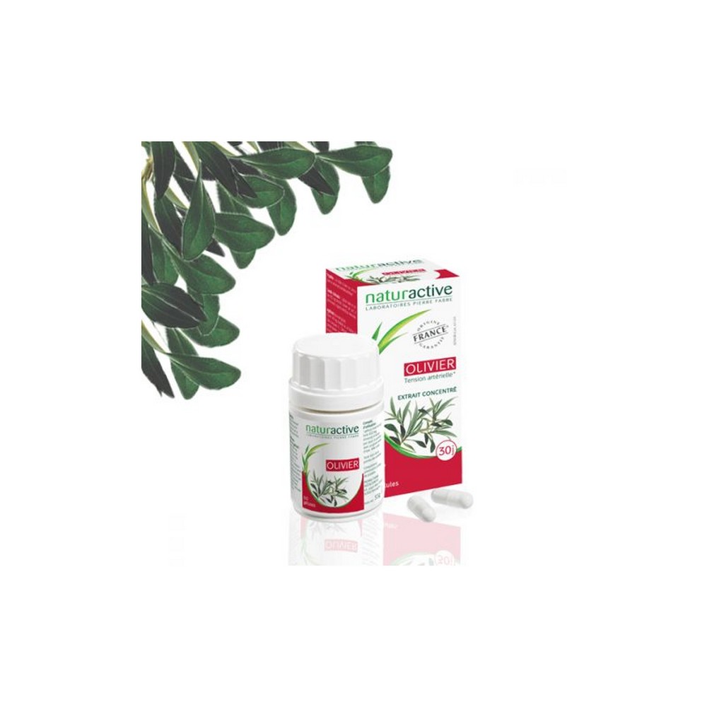 olivier leaf 60 A dietary supplement in the form of capsules based on olive leaves . It has an action on blood pressure.