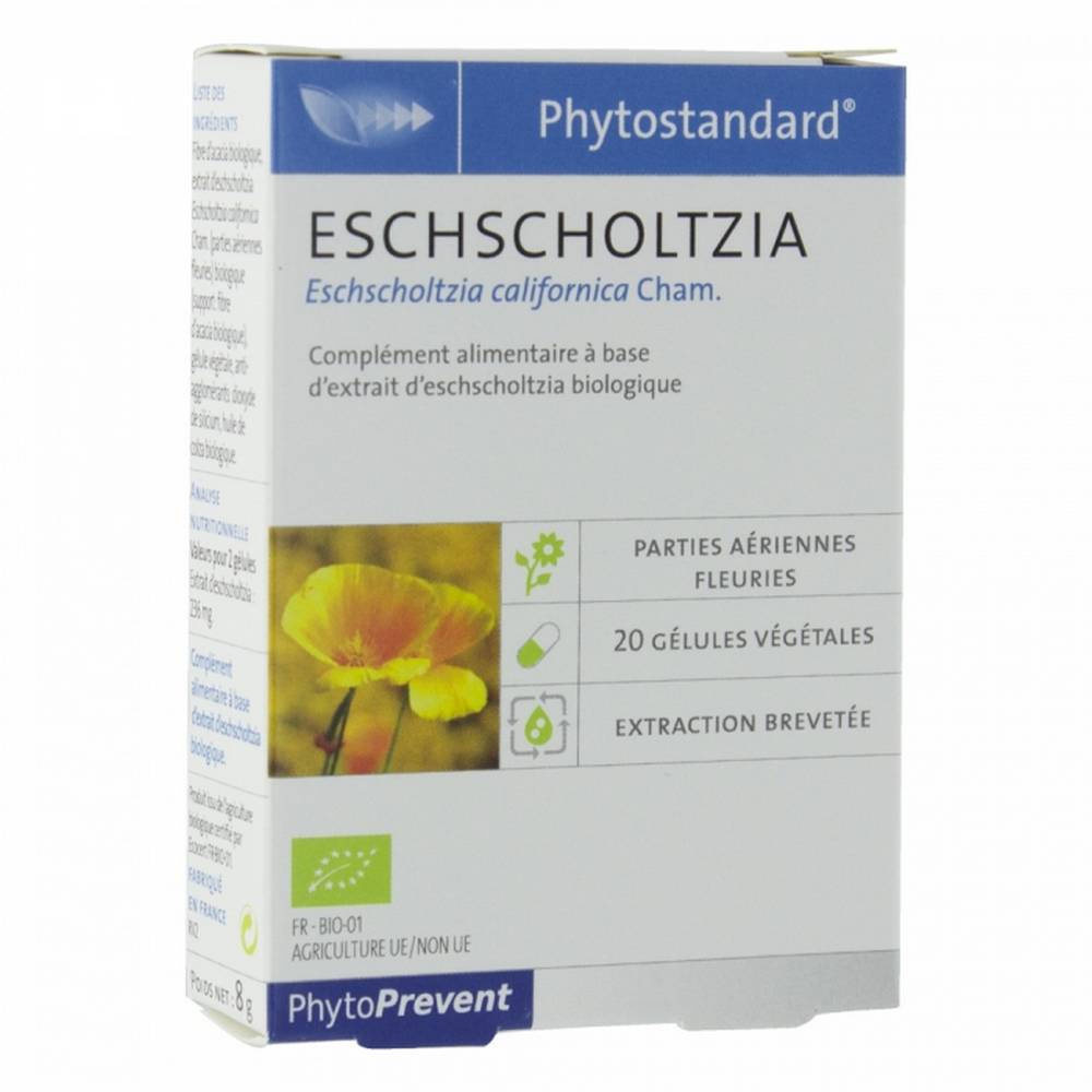 phytostandard eschscholtzia bio 20 Фитостандарты PhytoPrevent - это пищевые добавки из ряда стандартизированных, лиофилизированных, сертифицированных органических растительных экстрактов.