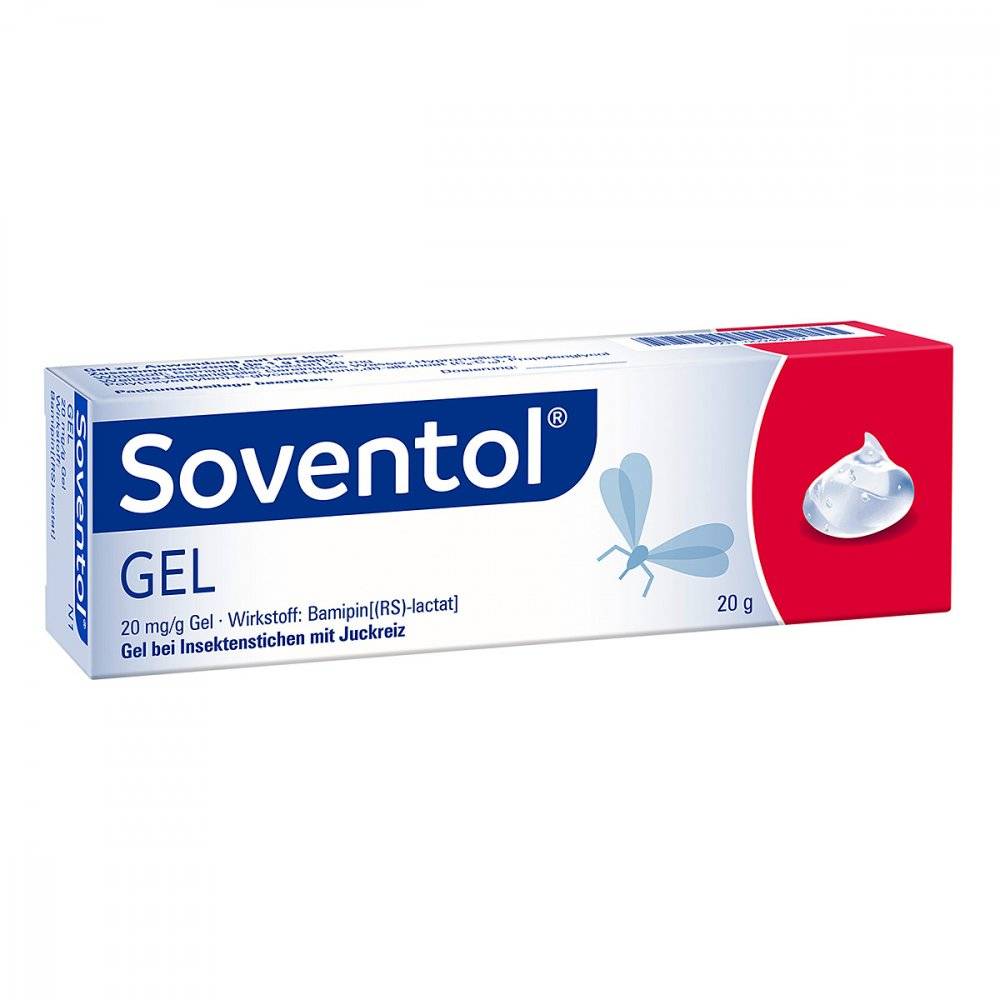 soventol 20mg g 20 g Relief of itching from insect bites