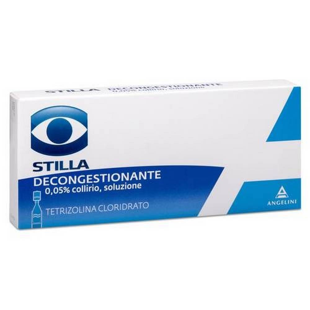 stilla decongestant 005 eye drops 20 single dose vials 03 ml Stilla Decongestionante Collirio is used in case of irritation, burning, redness, itching of the eye due to allergic or physical causes.