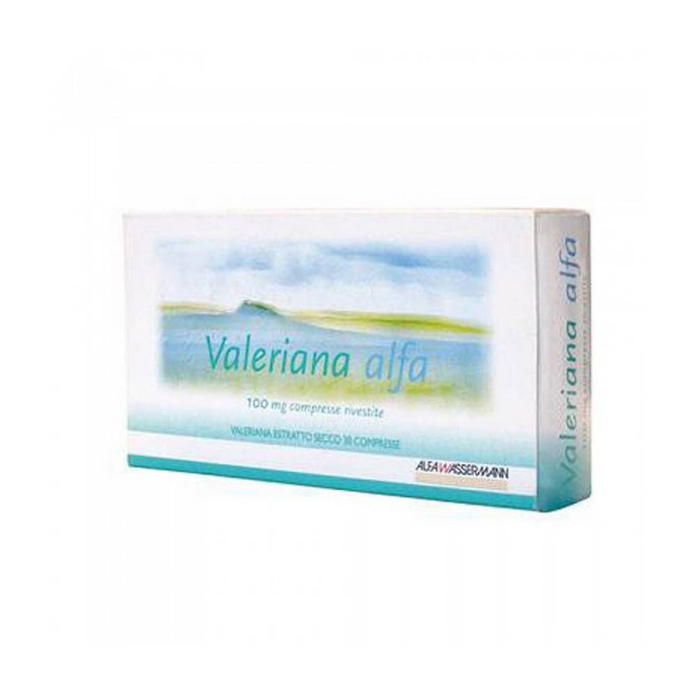 valerian alfa 100 mg dry extract valerian sedative 30 Valerian Alfa 30 Coated Tablets is a herbal medicine for the treatment of mild and temporary nervous tension and temporary difficulty in falling asleep.