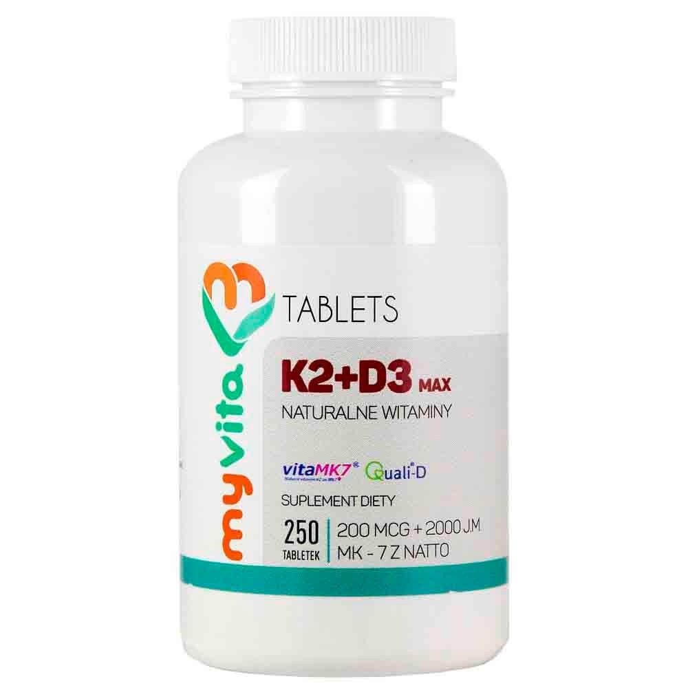 Vitamin K2 and D3, 250 Pharmacyapozona