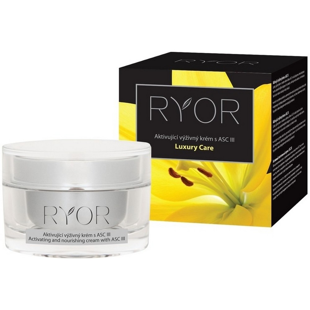 activating nourishing cream with asc iii 50 ml Activating nourishing cream with ASC III is a light, nourishing cream with modern active substance ASC III based on liposomes, which specifically supports the production of the highest quality collagen III in the skin, affects the formation of elastin and thus minimizes the formation of wrinkles and reduces existing wrinkles.