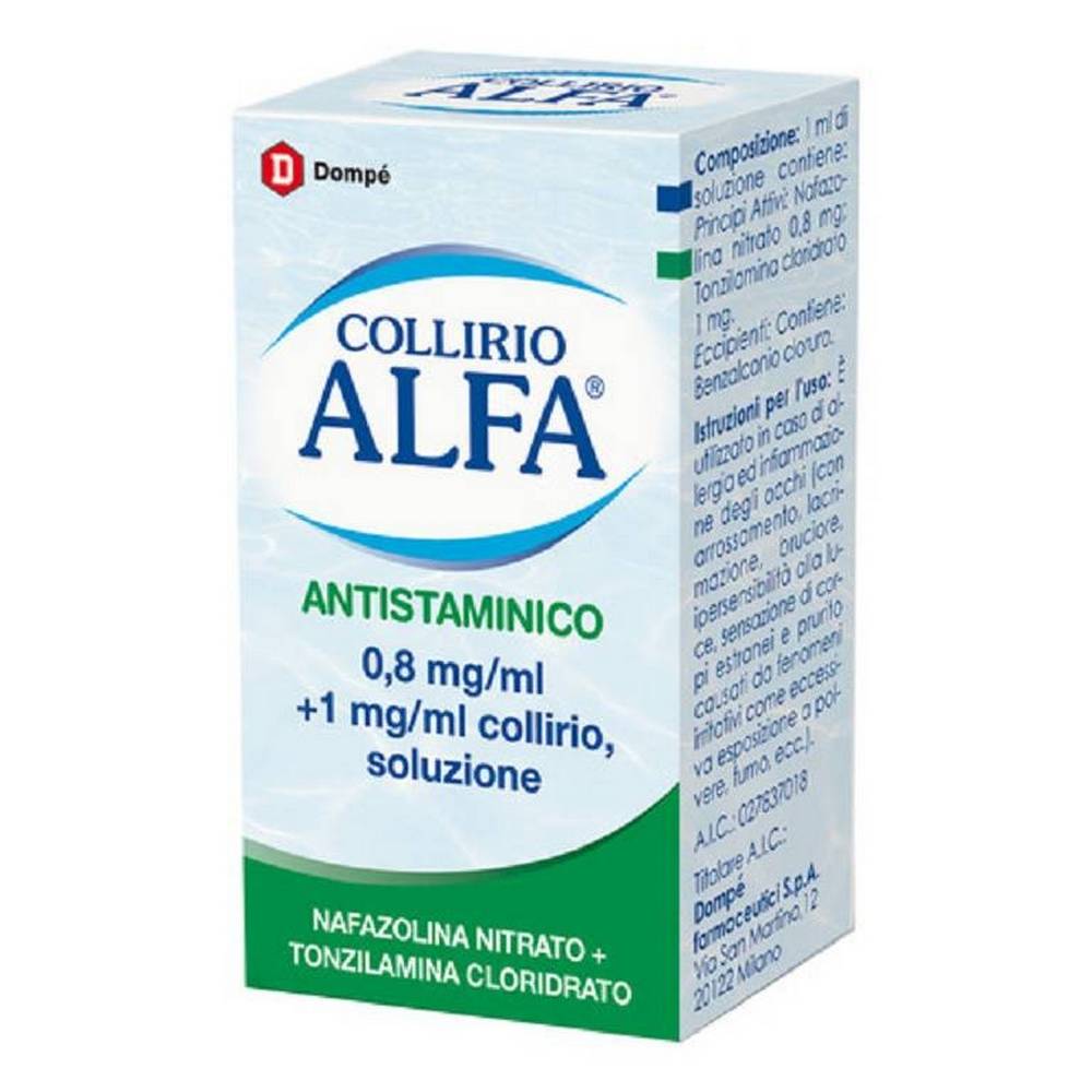 alfa antihistamine eye drops 10ml Глазные капли Альфа-Антигистаминный препарат, применяется в лечении состояний, аллергических и воспалительных процессах конъюнктивы, слезотечение, ощущение инородного тела в глазу, повышенная чувствительность к свету.