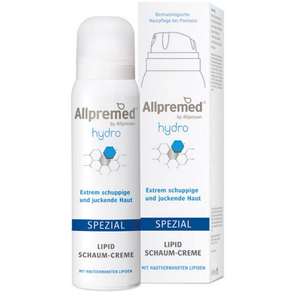 allpremed hydro spezial lipid foam cream 100 ml For very dry and scaly skin.