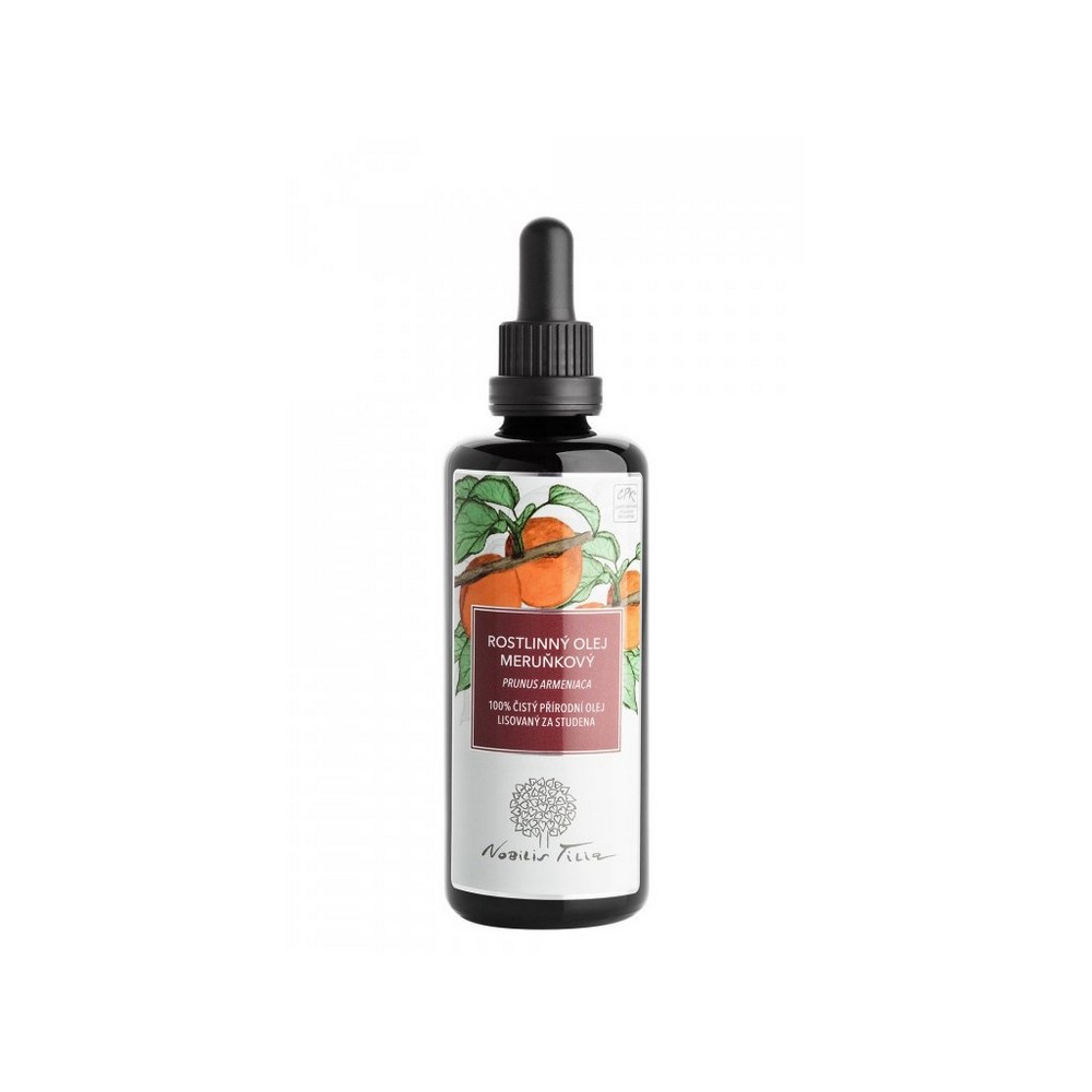 apricot oil 100 ml The oil is pressed from apricot kernels and has a high content of unsaturated essential acids, especially oleic and linoleic.