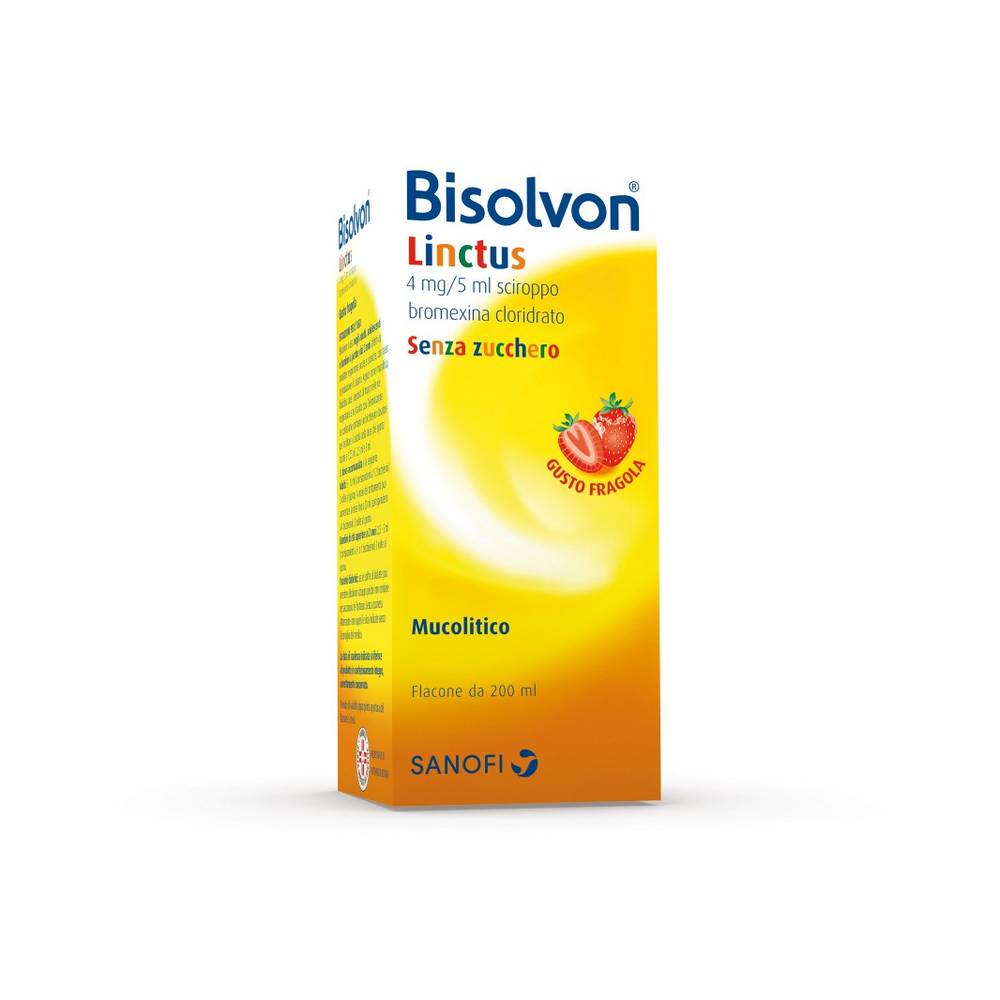 bisolvon syrup 200 ml strawberry flavor Treatment of secretion disorders in acute and chronic respiratory diseases.