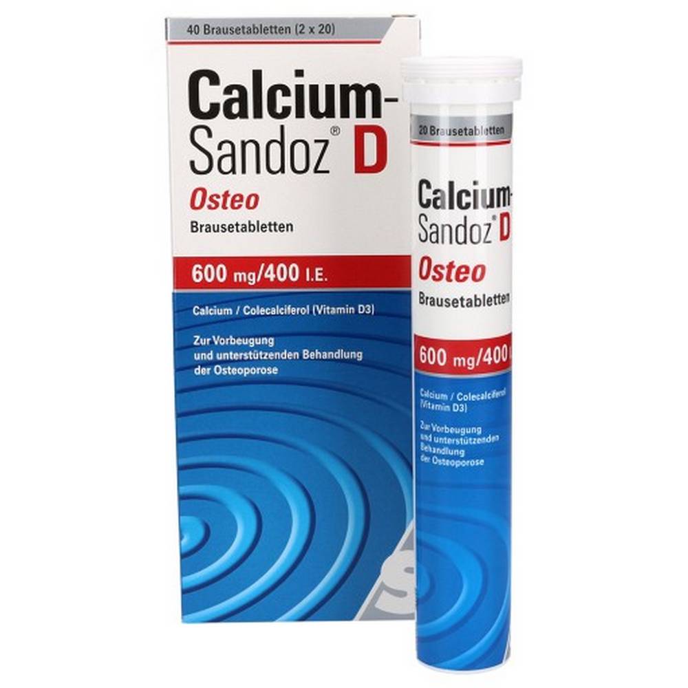 calcium sandoz d osteo intens 1200mg 800 iu 40 Applied in case of proven Calcium and Vitamin D deficiency, as well as for supportive treatment of osteoporosis.
