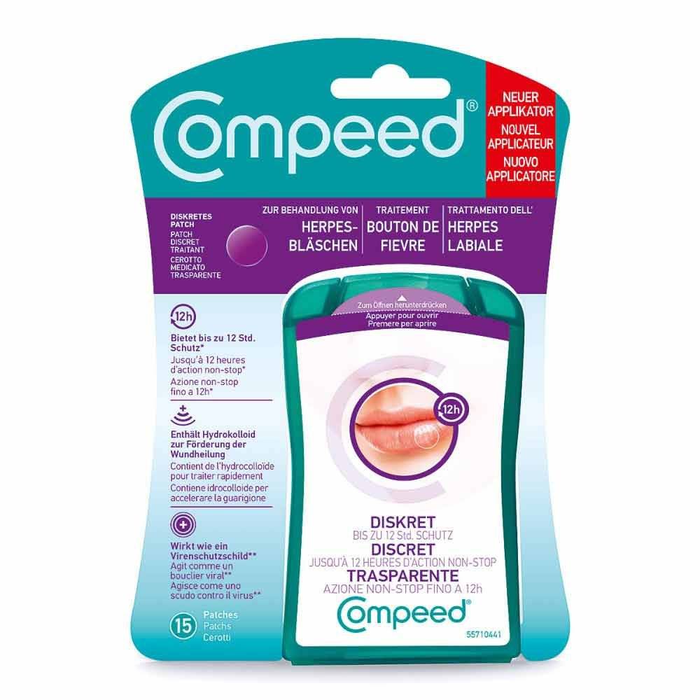compeed cold sore patch hra 15 Fast healing of cold sores: Reduces the risk of infection and covers discreetly