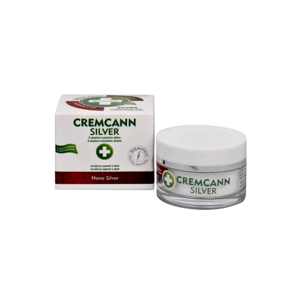 cremcann silver 15 ml Natural regenerating cream with colloidal silver for local skin care