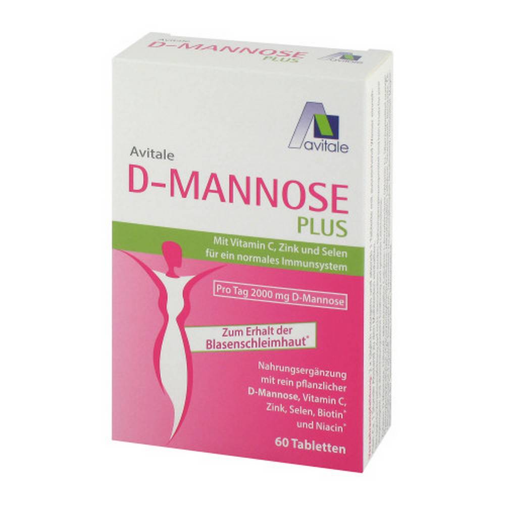 d mannose plus 2000 mg tablets 60 Пищевая добавка для поддержки слизистой оболочки мочевого пузыря.