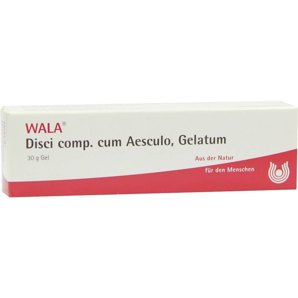 disci comp c aesculo gel 30 g In the case of disturbances of the Uprightness, movement and form of processes of the entire spinal formation, particularly in the case of degenerative changes with acute pain conditions as well as the tendency to venous congestion.