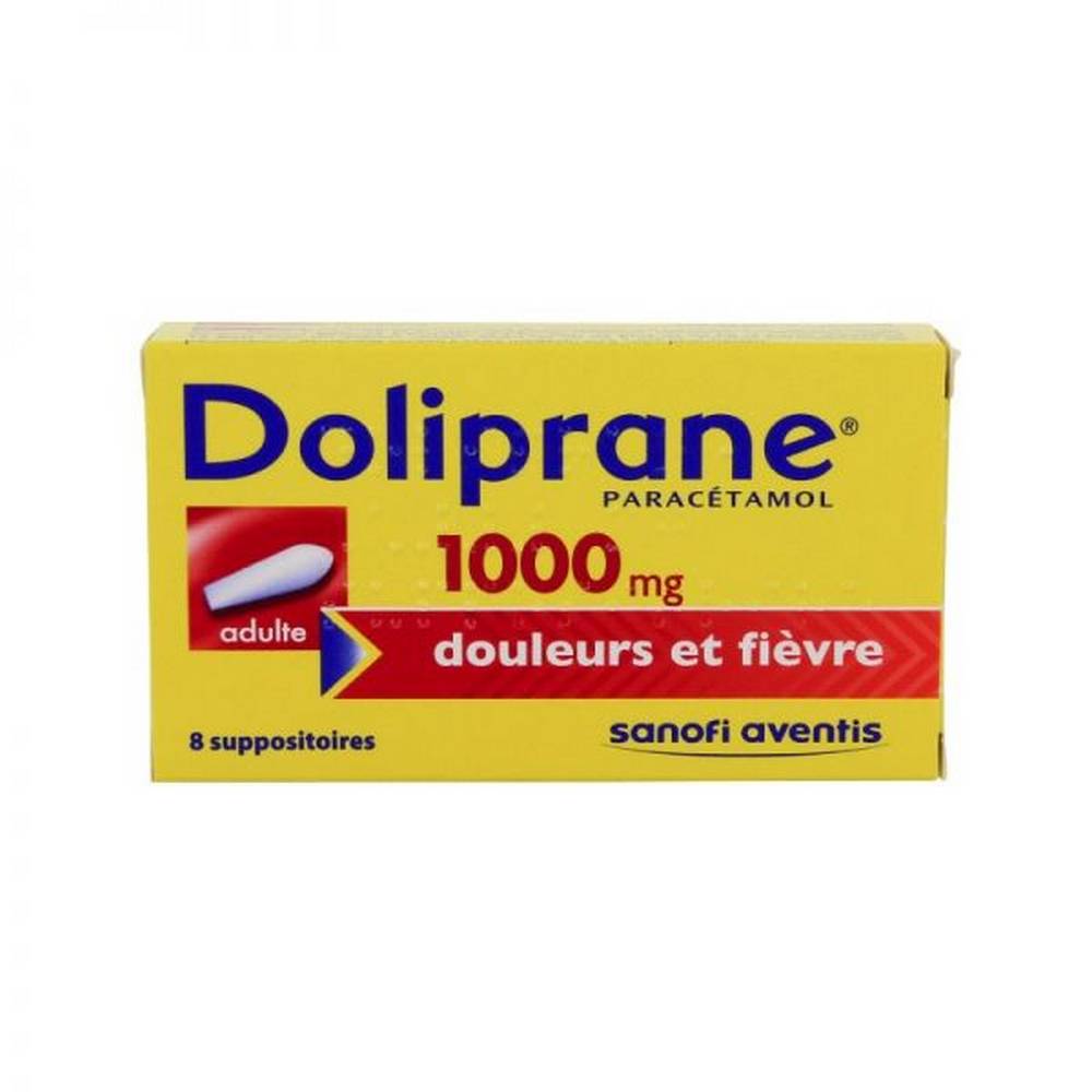 doliprane 1000 mg suppositories adult 2plq 4 3x8 Pharmacotherapeutic group: OTHER ANALGESICS and ANTIPYRETICS