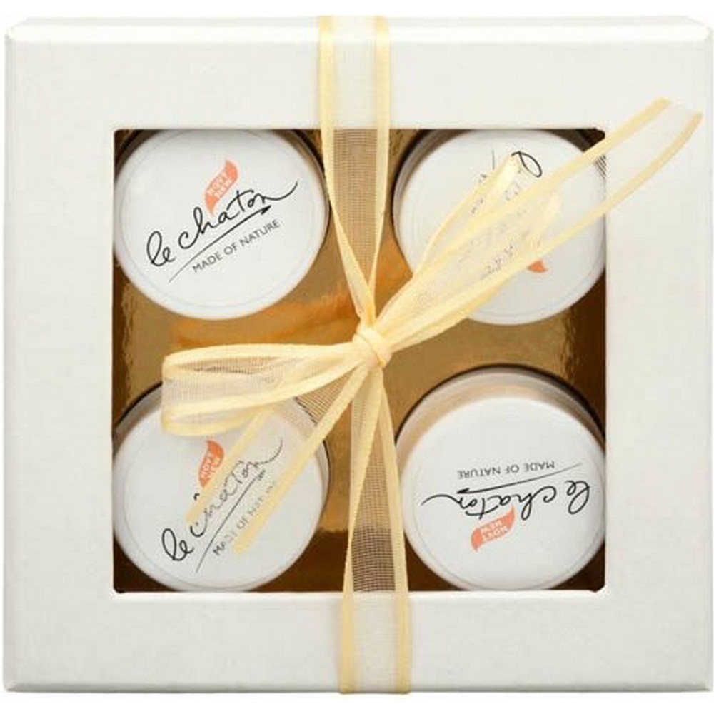 le chaton no 3 gift set 50 g It is especially suitable for anti-aging care for sensitive skin and for skin care with a tendency to form veins. The product received the BIO!
