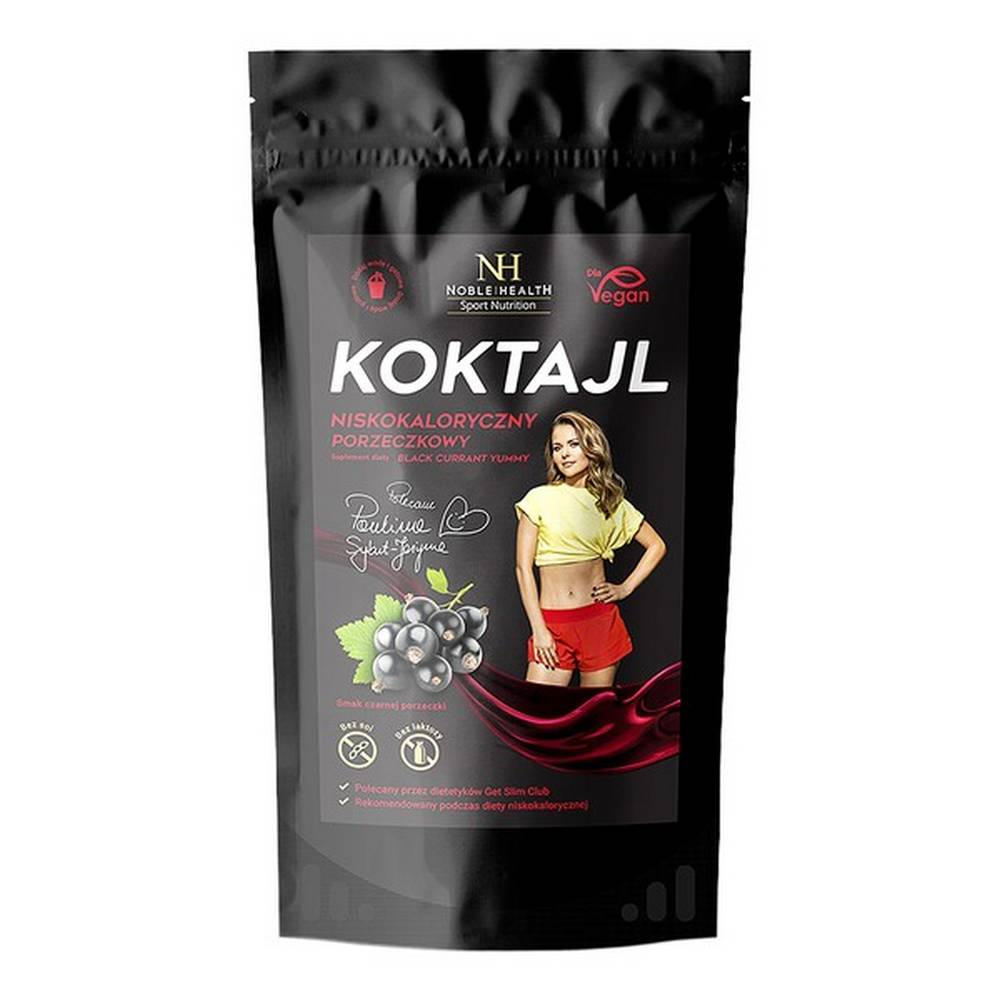 low calorie currant cocktail black currant yummy powder 200 g Low-calorie chocolate shake - a dietary supplement with high fiber content that helps reduce the feeling of hunger. The product is intended for adults, as well as for people on a low-calorie diet, pregnant and breastfeeding women, vegans and vegetarians.