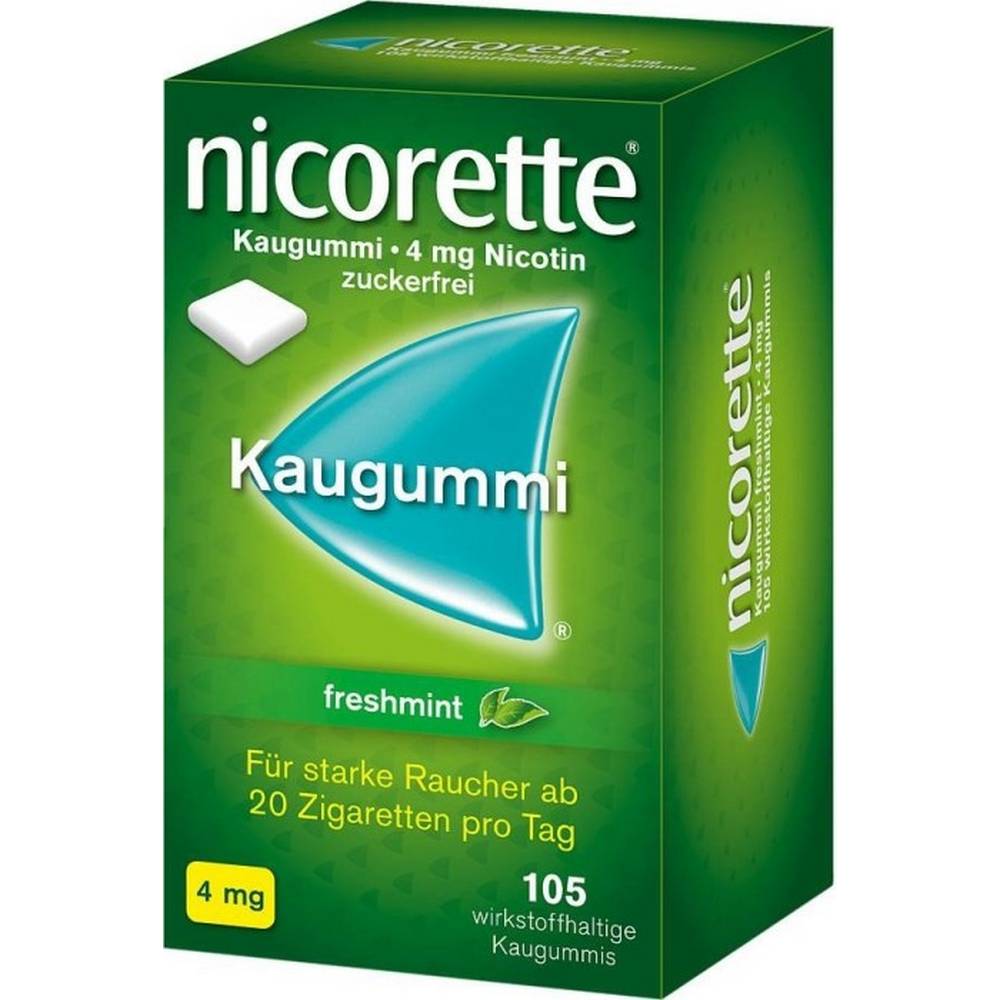 nicorette 4 mg freshmint chewing gum 105 Classic chewing gum