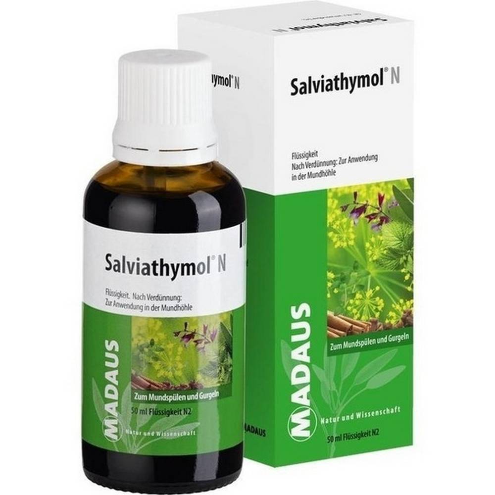 salviathymol n drops 50 Traditional, mild drug for mild inflammation of the gums and oral mucosa.