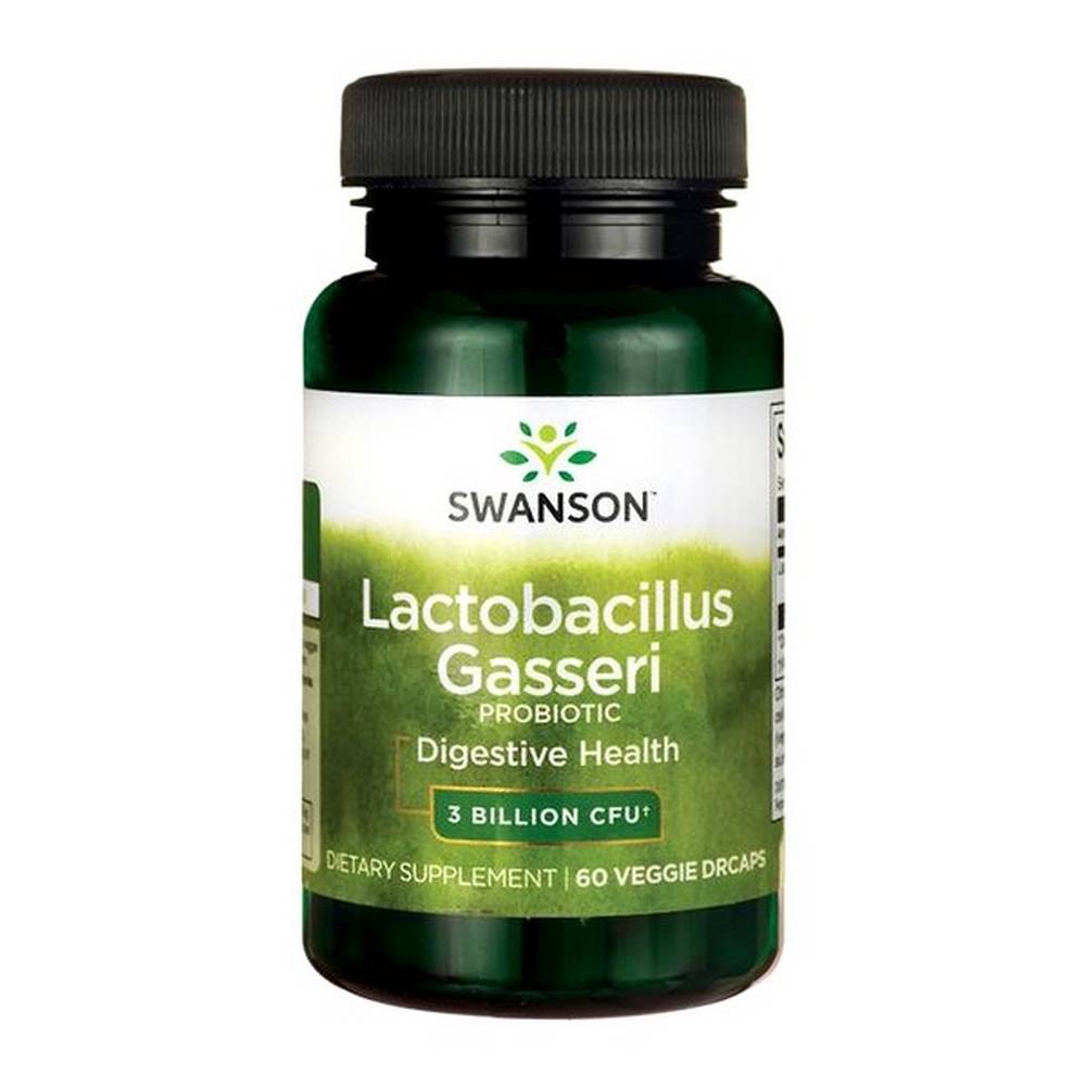 swanson lactobacillus gasseri capsules 60 pcs Lactobacillus Gasseri - a dietary supplement supporting the intestinal flora. The product is intended for adults.