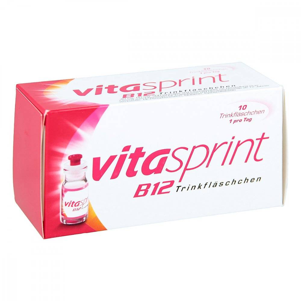 vitasprint b 12 drinking bottles 10 to strengthen the general well-being