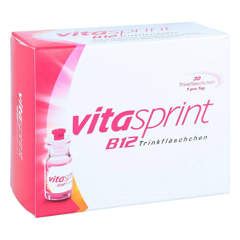 vitasprint b 12 drinking bottles 30 Energy for body and mind