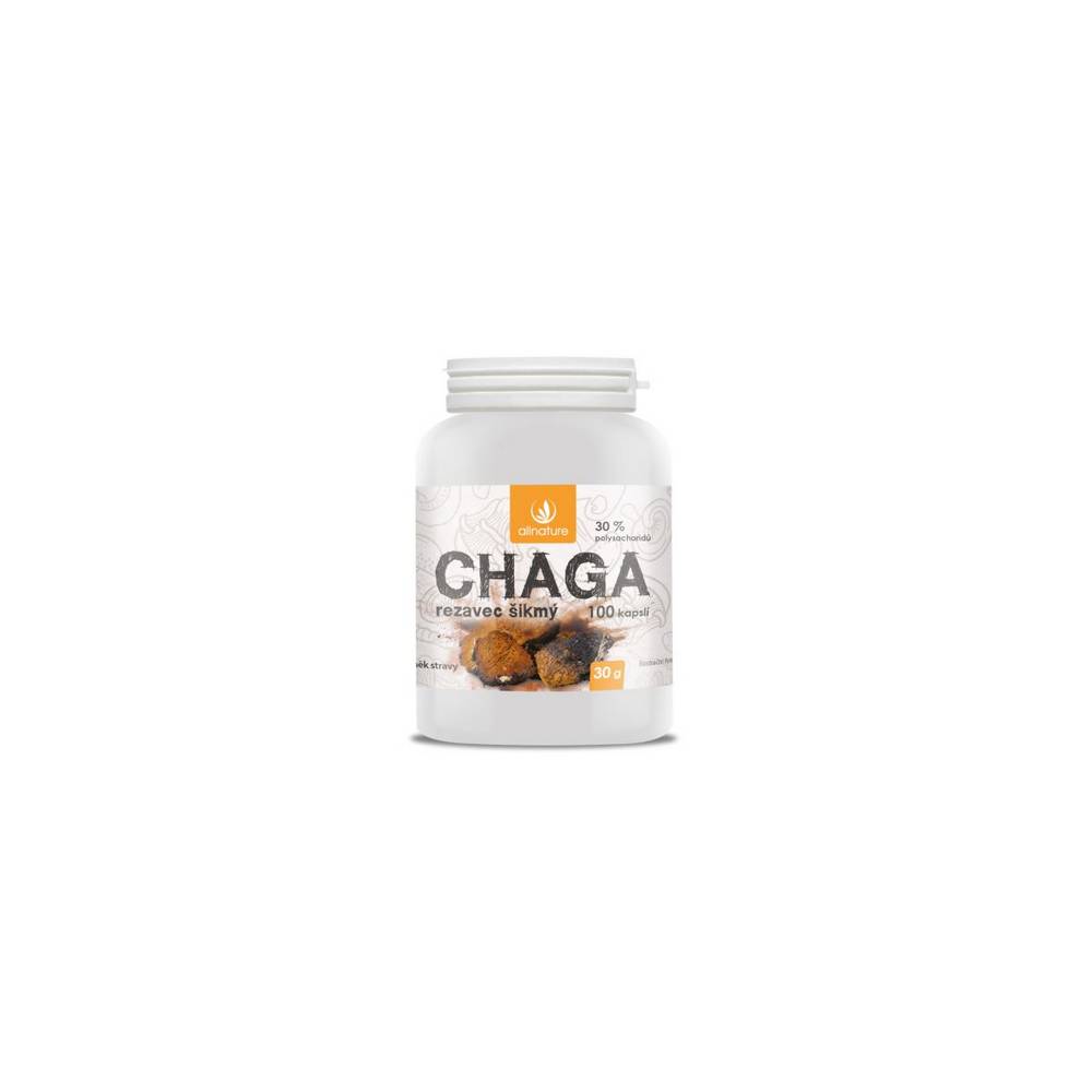 allnature chaga 100 capsules Dietary supplement to support the body's natural defenses.