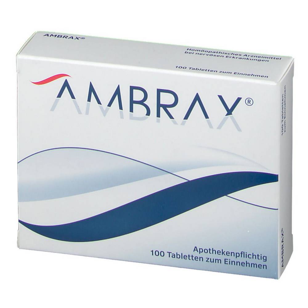 ambrax 100 Herbal medicine to calm.
