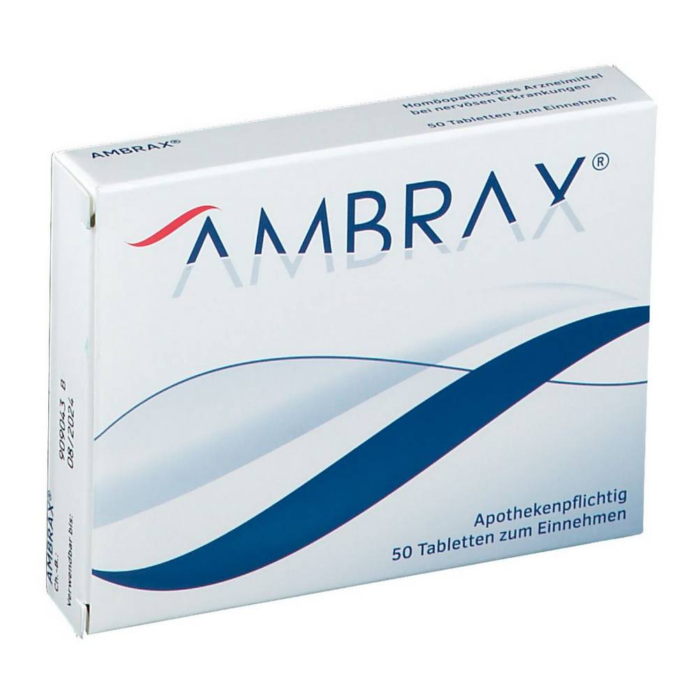 ambrax 50 Herbal medicine to calm.