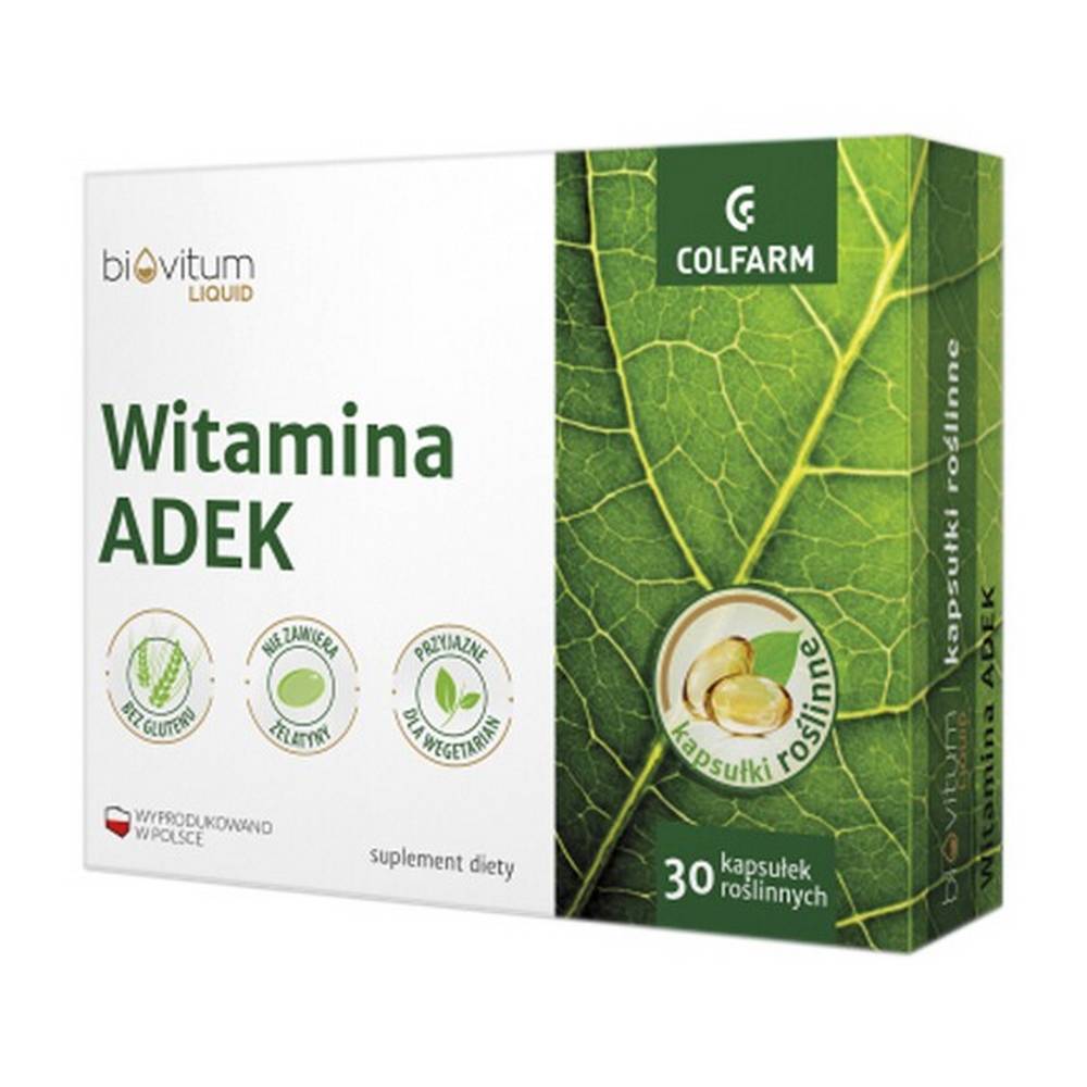 Biovitum Liquid Vitamin ADEK, capsules, 60 Pharmacyapozona