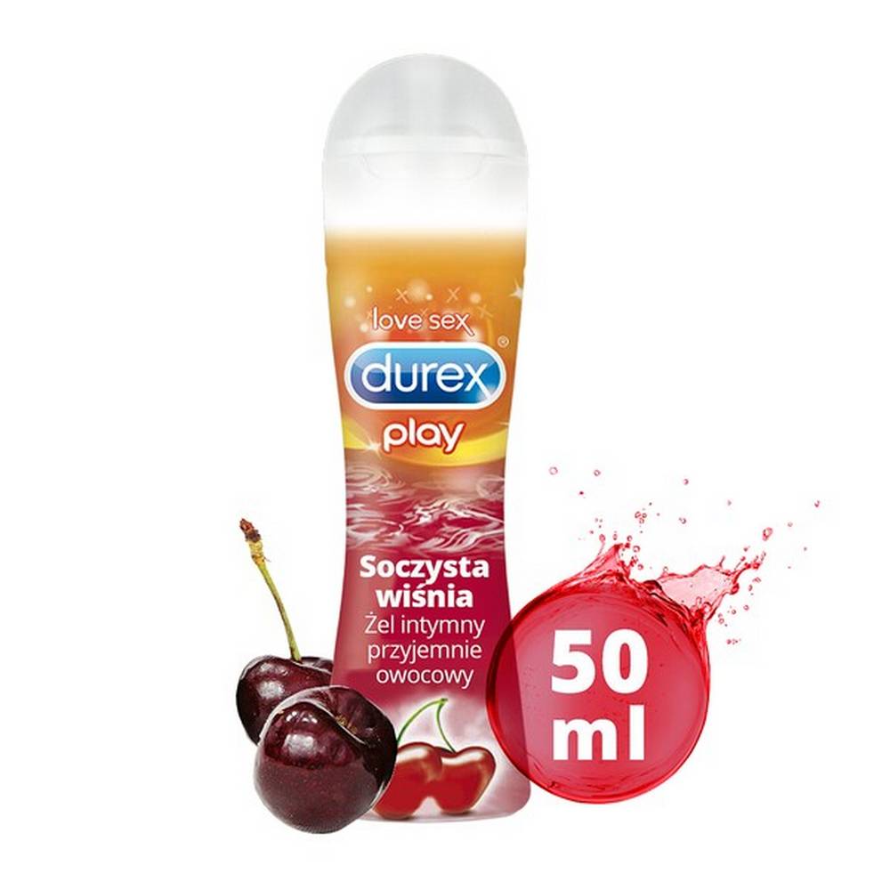 durex play juicy cherry intimate gel pleasantly fruity 50 ml Durex Play, silicone intimate gel for longer pleasure, 50 ml
